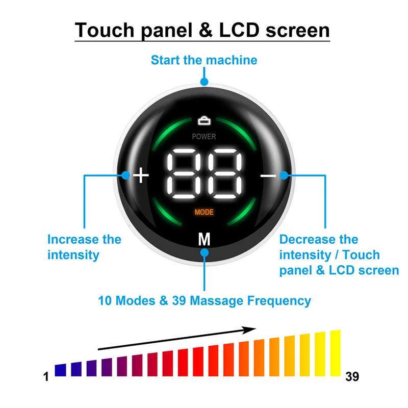 Abdominal Muscle Stimulator 115CM Waist Abdominal Muscle Stimulator EMS Belt