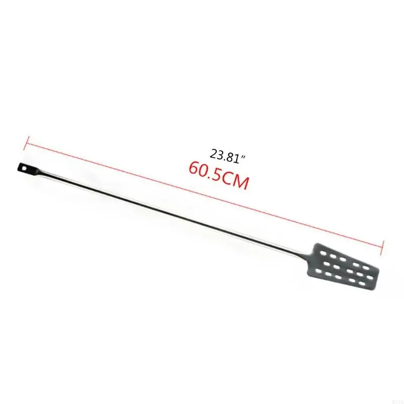 34YA 60.5cm Stainless Steel Wine Tun Mixing Stirrer Paddle Homebrew with 15 Holes Home Kitchen Bar Beer Wine Brewing Tools