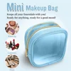 Transparent Waterproof Cosmetic Bag Women PVC Mini Storage Pouch Travel Portable Toiletry Case Multi-Function Makeup Organizer 3