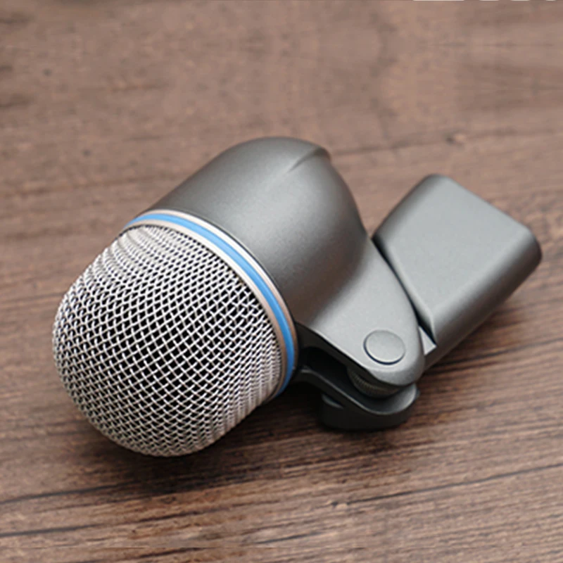 High Quality！BETA52A Drum Microphone Instrument Kick Drum Bass Mic（Metal）56A 57A Dynamic Drum Snare Kick Mic，Kick-out Big Bass