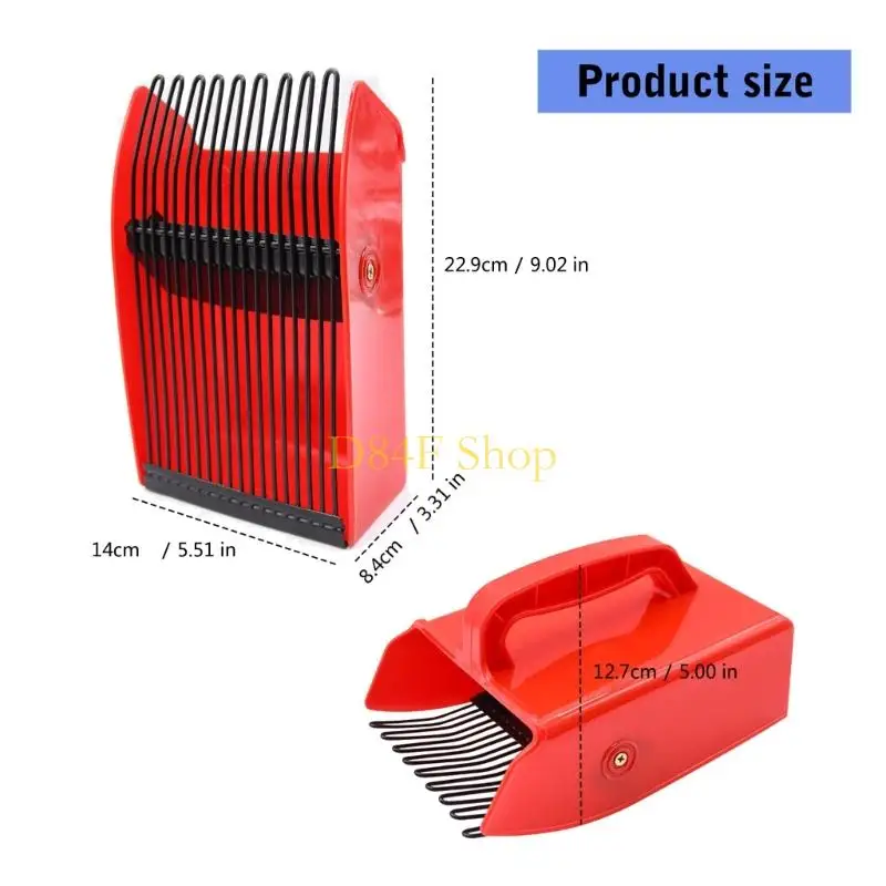 D84F Pickers Scoops with Metallic Comb for Smooth Blueberrys Harvesting