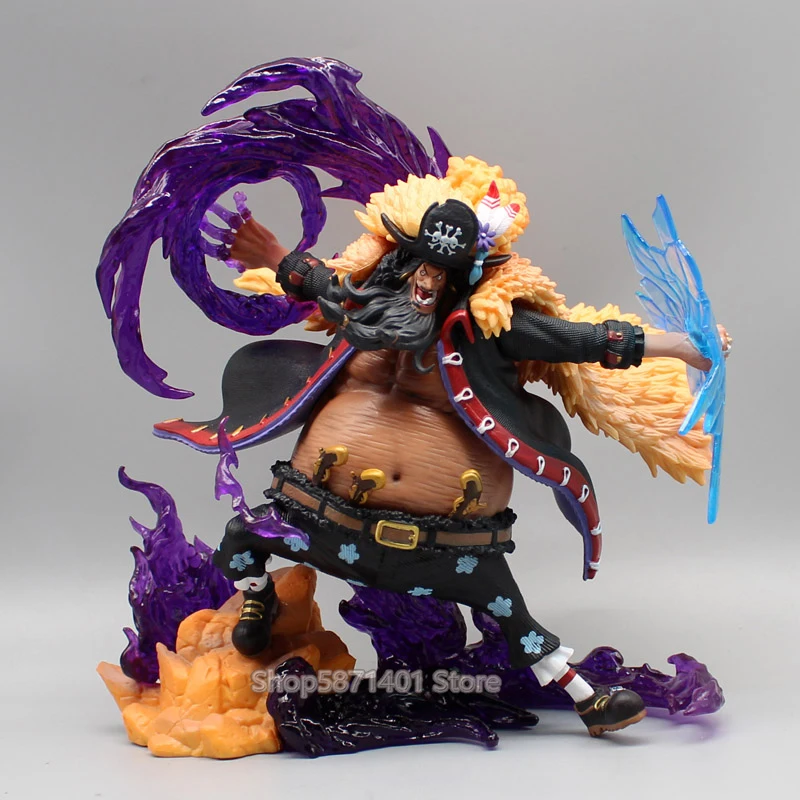 22cm ONE PIECE Figures Marshall·D·Teach Action Figures One Piece Blackbeard Anime PVC Collection Model Toys Ornamen Doll Gifts