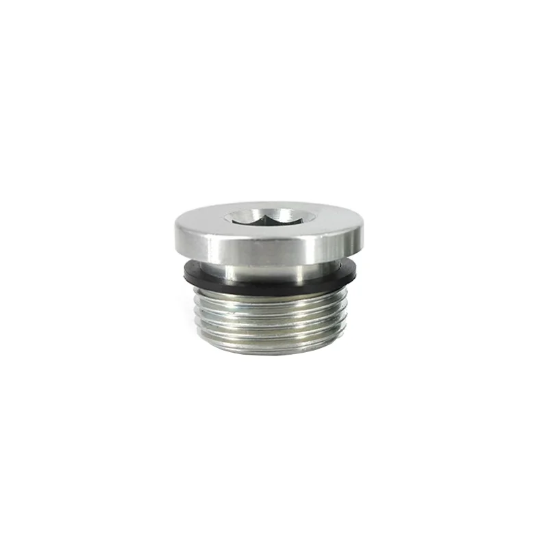 5/16"-24 3/8"-24 7/16"-20 1/2"-20 9/16"-18 3/4"-16 7/8"-14 UNF SAE Male Hex Socket Head ED End Cap Sealing Ring Flange Plug Pipe pipe fitting pipe plug
