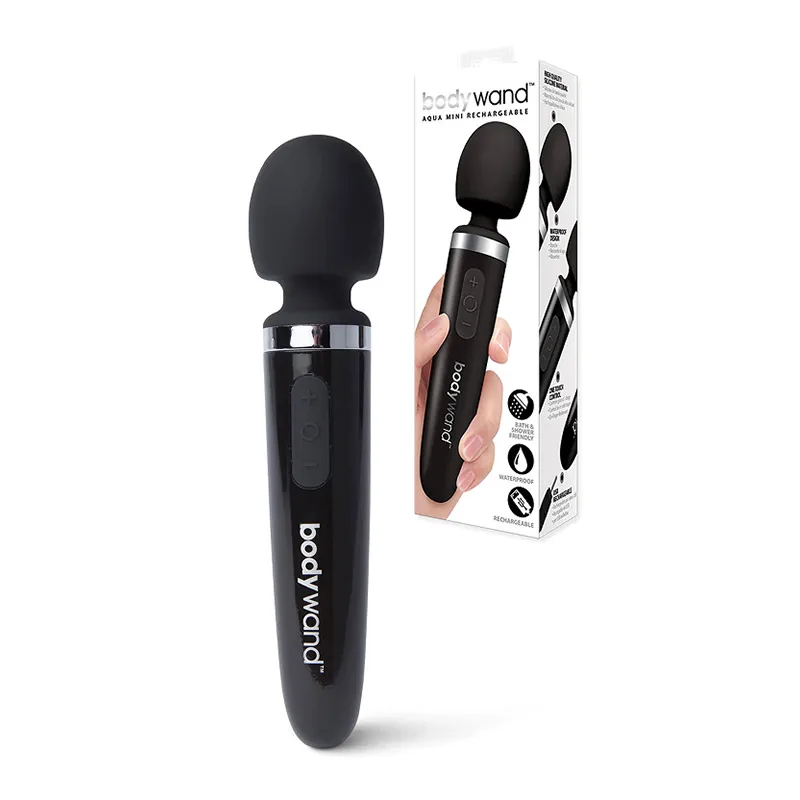 Body wand Aqua Mini USB Rechargeable Wand Massage Vibrator Waterproof multi-function