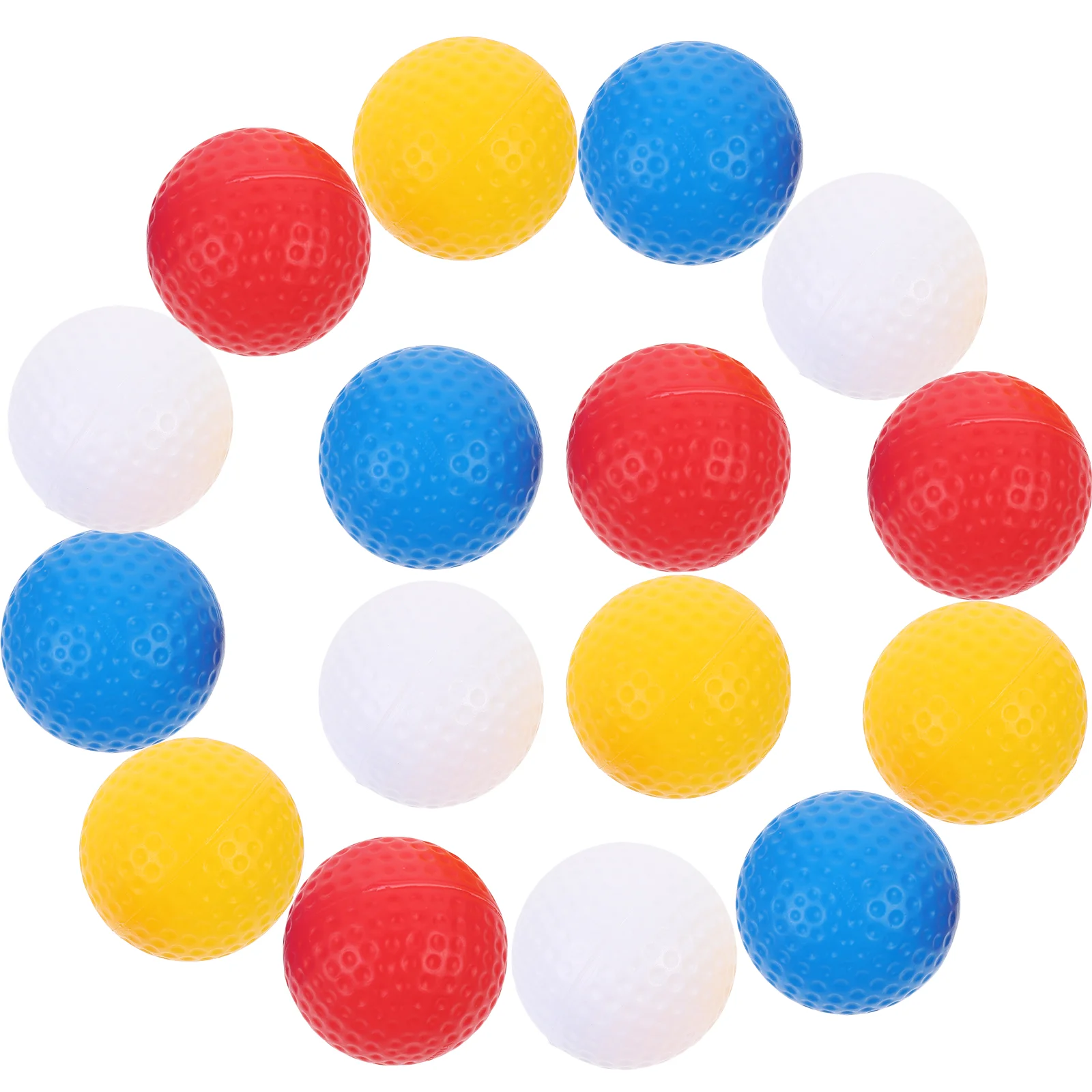 Golfing Practice Balls Colored Balls for Golfing Small Golf Balls Portable Golf Playing Balls