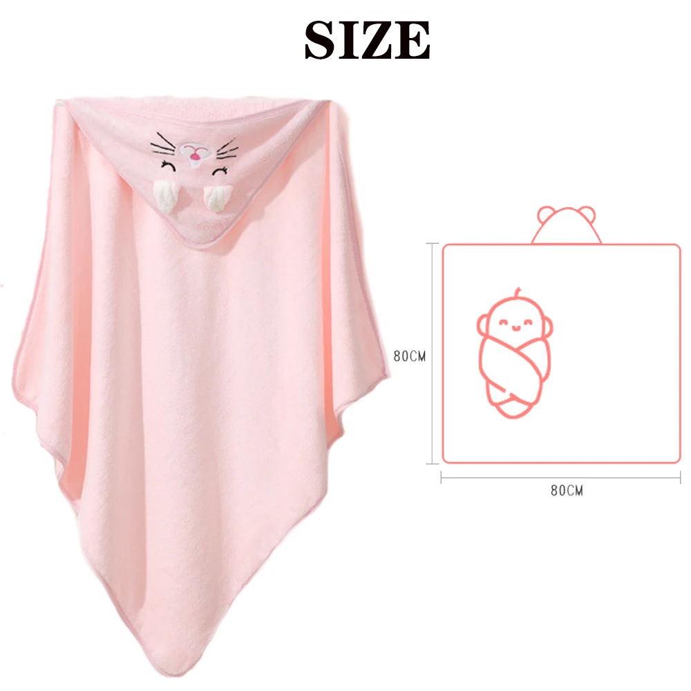 Animal 0-3Y Unisex Baby Bathrobe Ultra-Soft Hooded Spa Robe Bath Towel Newborn Cover-Up 15 Animal 0-3Y Unisex Baby Bathrobe Ultra-Soft Hooded Spa Robe Bath Towel Newborn Cover-Up