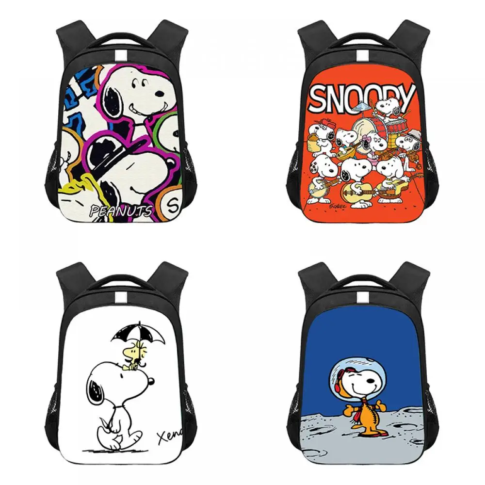 

Kawaii Snoopy школьный рюкзак детский мультяшный школьный рюкзак вместительная сумка для путешествий Подарок для начала Школьного сезона
