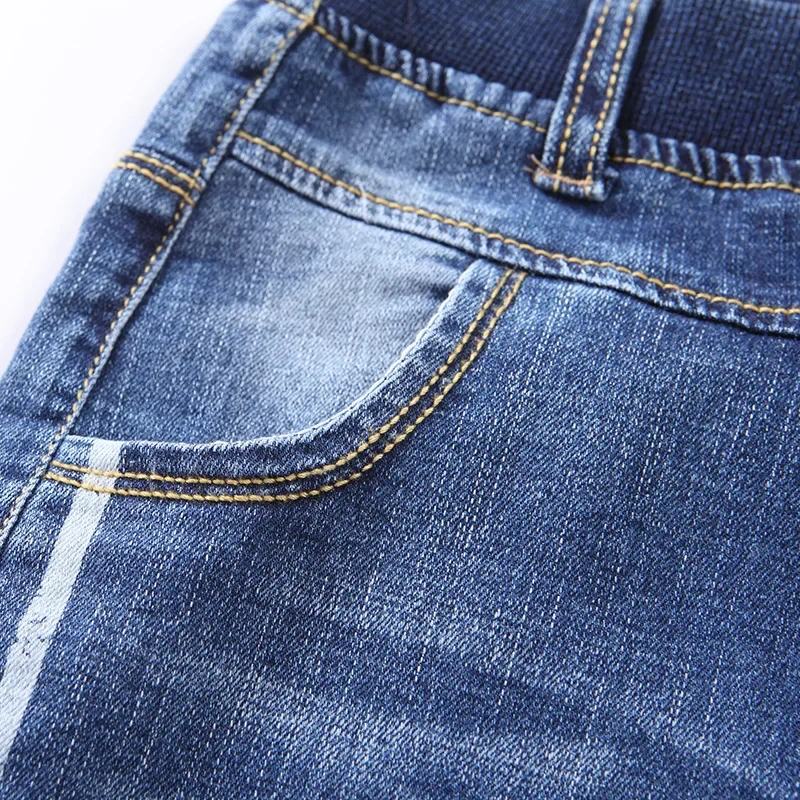 Boys Jeans Kids Pants IENENS Kids Boys Jeans Fashion Clothes Classic Pants Denim Clothing Children Baby Boy Casual Bowboy Long Trousers 5-13Y