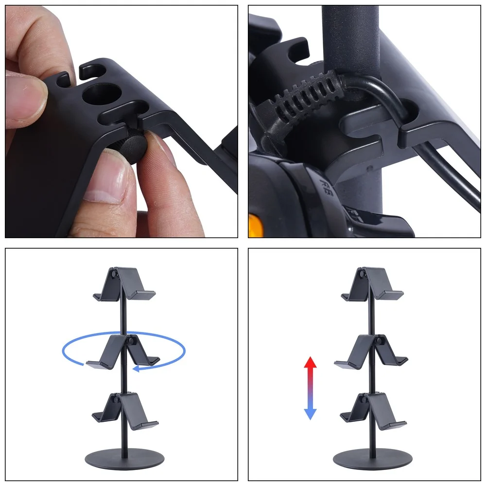 Universal 3-tier Jogo Controlador Titular Fone de Ouvido Rack de Armazenamento Ps5 Acessórios - Image 6