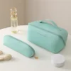 2pcs Multifunctional Travel Cosmetic Bag&Brush Pack combination,Waterproof Women's Wash Bag with Large Opening  Dividers 1