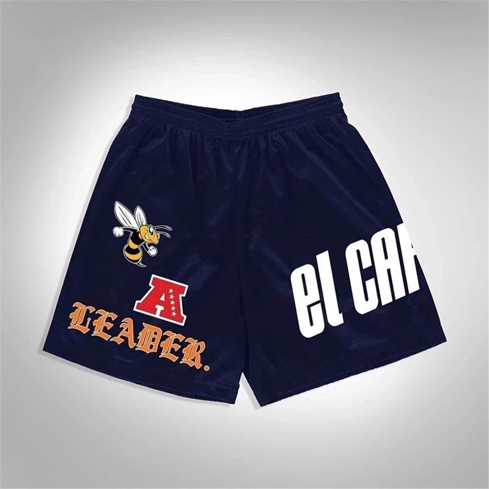 

New Little bee Men Women Classic GYM Basketball Workout Mesh Shorts Fashion Design Shorts Men Casual sports shorts