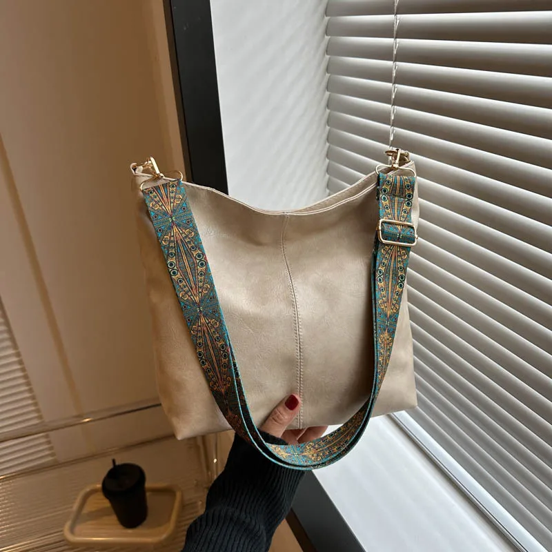 รูปสินค้า Vintage PU Shoulder Bag กระเป๋าแฟชั่นผู้หญิง