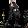 11 BYBB'S DARK Techwear Cargo Pants Men Hip Hop Big Pockets Joggers Trousers Elastic Waist Ribbon Harajuku Streetwear Pant Male 4