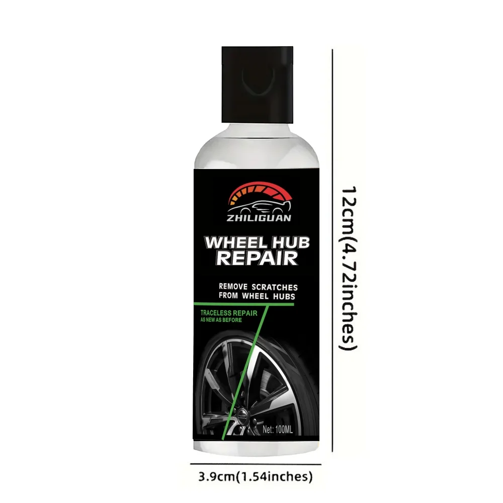 Universal Wheel Hub Repair Kit Including Polishing Paste Scratch and Dirt Removal Fading Repair and Enhanced Car Maintenance wheel repair kit