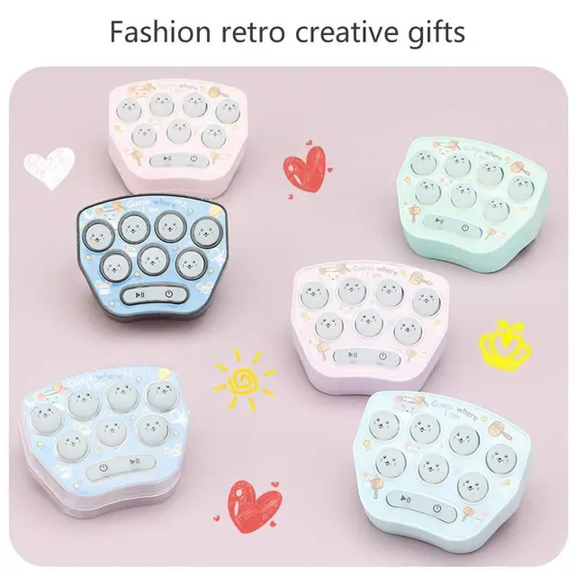 Children Puzzle Game Hit Gopher Kids Hamster Toy Interactive Educational Machine Game Mini Toys Memory Console Training P9h5 4