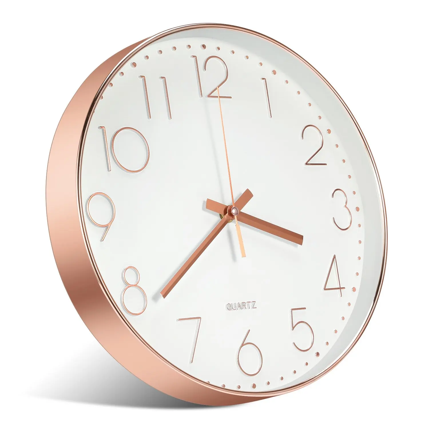 8 Inch Quartz Wall Clock Silent Non-Ticking 1