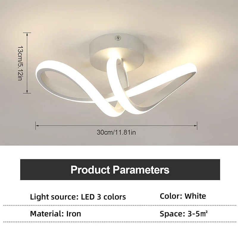 Sleek LED Ceiling Light Fixture