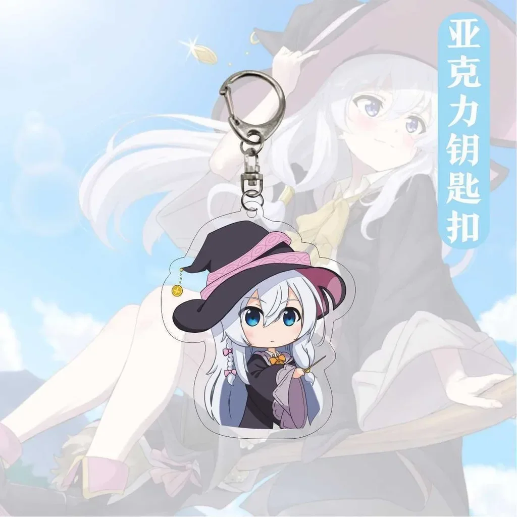 Anime Keychain Game Keychain Mini Sword Keychain Anime Keychain Pendant Anime Wandering Witch The Journey of Elaina Keychains Pendants Cartoon Keyrings Bag Accessories