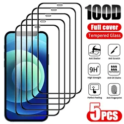 Premium Tempered Glass Screen Protector - 5 Pack - 5Pcs (For iPhone 16 Plus)
