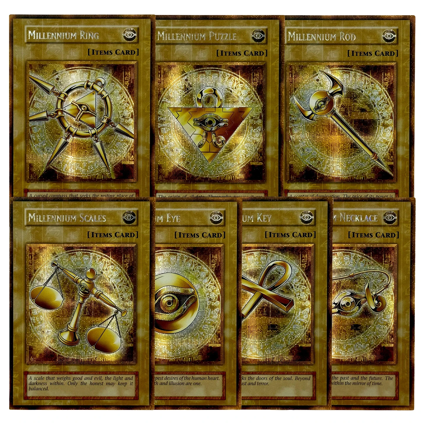 Yu-Gi-Oh! Collection DIY Proxy Cards Millennium Puzzle Millennium Eye Millennium  Item Christmas Gift Anime Card NonOriginal - AliExpress 26