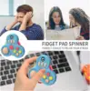 Cool Adults Fidget Pad Toy, Fidget Clicker Controller Desk Cube,Relief Stress ADHD,Sensory Gifts for Kids Teens Boys,Christmas 5