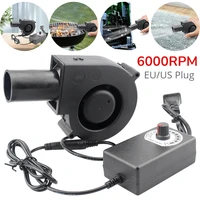 6000RPM BBQ Blower 15W Air Blower Smelting Metal Fan with Variable Speed Controller Barbecue Fan for Camping Stove Cooking Fans 1
