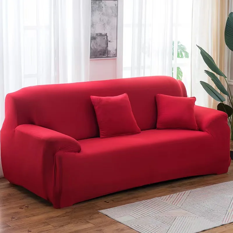 thumbnail image 1 of Funda elástica sólida para sofá de 1, 2, 3 o 4 plazas, funda para sofá, sillón, funda para sofá de esquina en forma de L, funda para sala de estar, 1 of 5