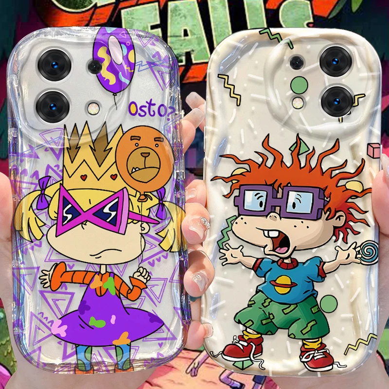 R-Rugrats Wave Shockproof Soft Back Phone Case