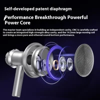 SUCA AUDIO SU2 HiFi wired earbuds with flat head and semi in ear design, customizable 3.5mm/4.4mm interchangeable music earphone 2
