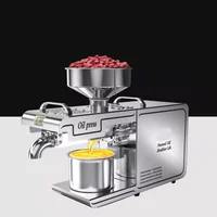 220V/110V Heat Cold Home Oil Press Machine For Pressing Olive Oil Coconut oil Soy Bean Press Machine High Oil Extraction Maker 1