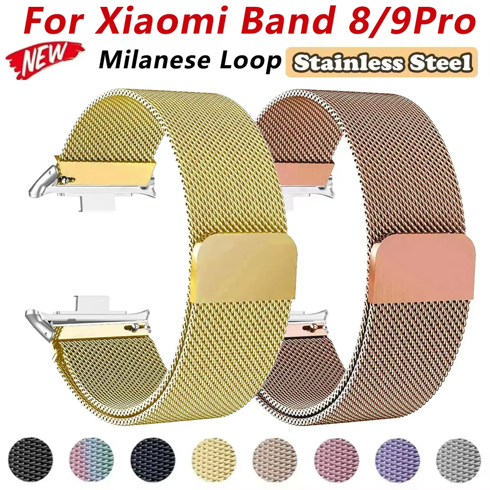 Elegant Milanese Loop Mesh Strap Bracelet for Smartwatch Accessories