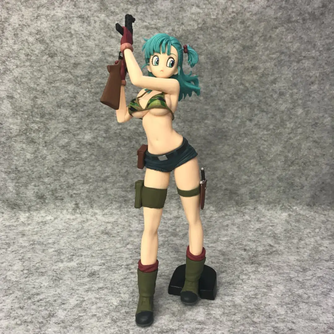 Anime Dragon Ball Glitter & Glamours -Bulma Army Ver. Action Figure In Pvc Manga Statue Collection Modello Giocattoli Per Bambini Regali Per Bambole 2