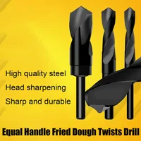 Foret hélicoïdal 1 pièce 13mm-38mm 1/2 "pouces Dia tige réduite HSS foret hélicoïdal 13/14/15/16/17/18/19/20/21/22/23/24/25/28/30/32/35 2
