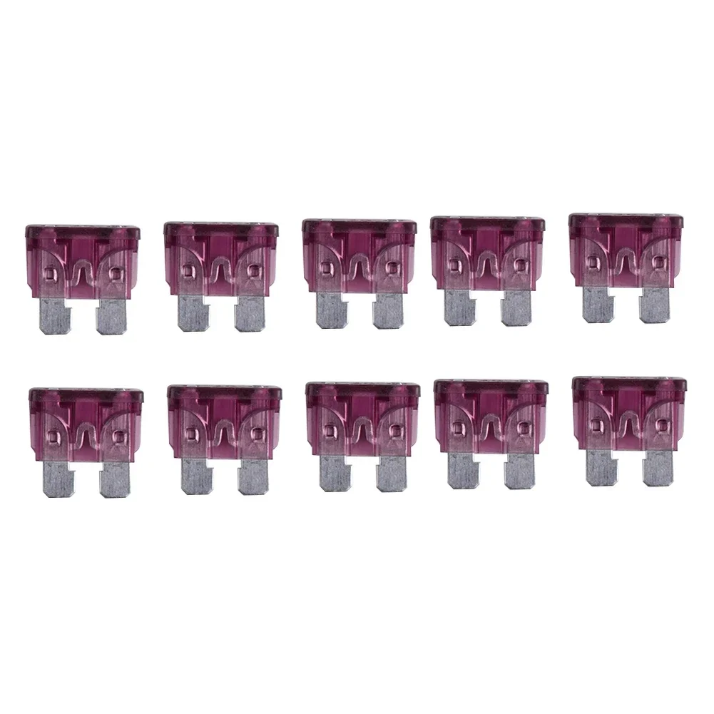 Auto Car Standard Middle Fuse 40A Flat Fuse Flat Plug 10PCS Car Accessories ping