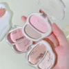 NOVO sweet encounter double blush, three-dimensional brightening nose shadow shadow highlight grooming blush integrated plate 1