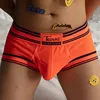 High Quality Men Boxers Underwear Sexy bulge Pouch Male Panties Low Waist Open Front Penis hole Man Boxershorts Gay Underpants 1