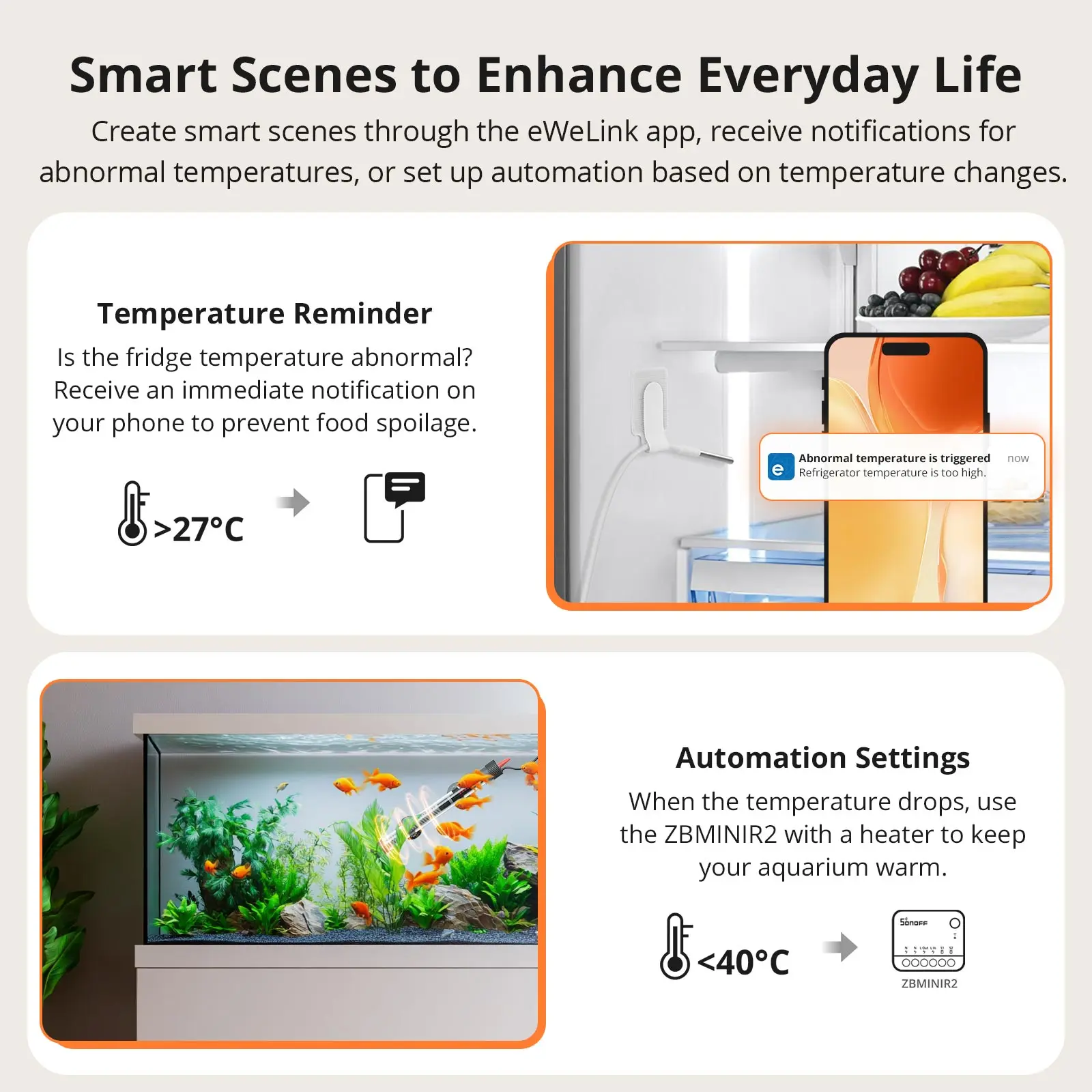 SONOFF SNZB-02LD IP65 지그비 LCD 스마트 온도계 프로브 포함 수영장 욕조 냉장고 냉동고 액체 온도 측정