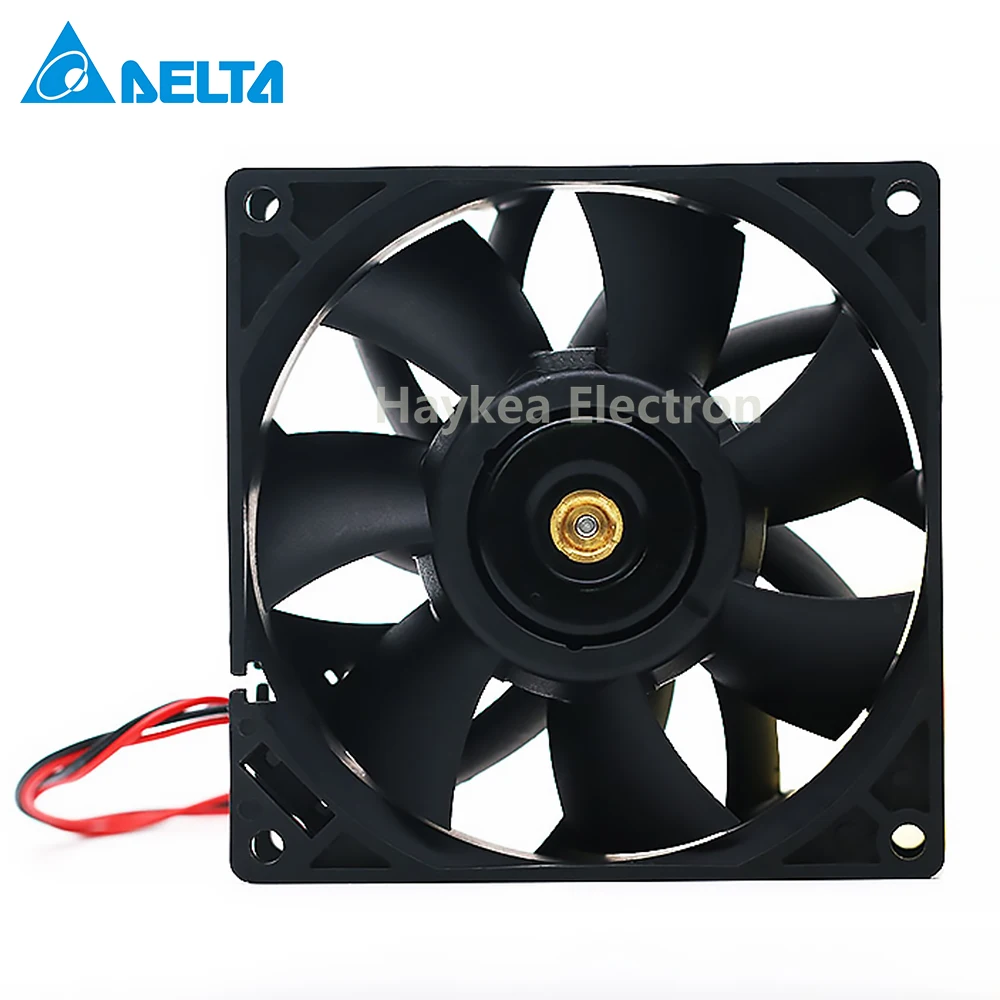 델타 FFB0924EHE 용 9238 90mm 92mm DC 24V 0.75A 2 선식 서버 인버터 냉각 팬 케이스 축 방향