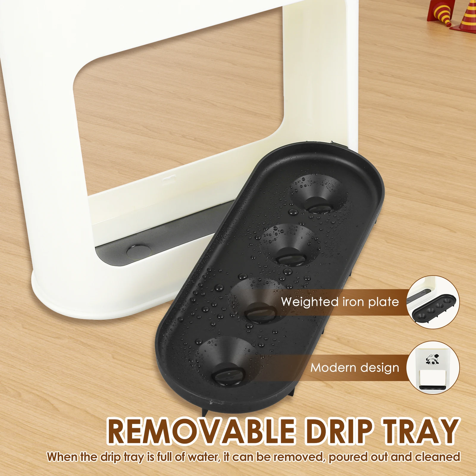 ABS Umbrella Stand Holder with Removable Drip Tray for Indoor Storage