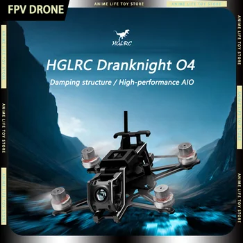HGLRC Draknight O4 Air Unit Micro Drone FPV 2 Pollici Freestyle 4K HD Motore AIO 15A 10000KV Elica GF2023 Drone FPV Regalo per Adulti