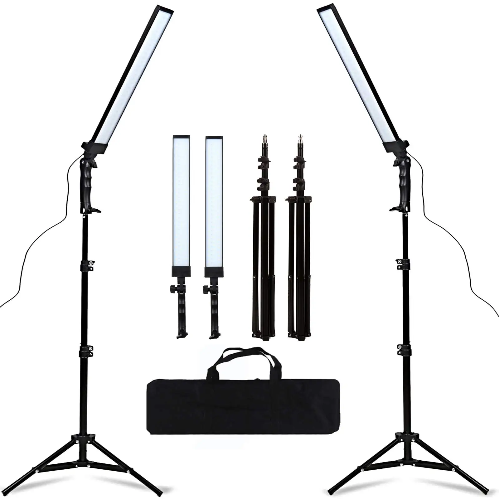 

180 LED Light Photography Studio LED Lighting Kit Adjustable Light with Light Stand Tripod Photographic Video Fill Light