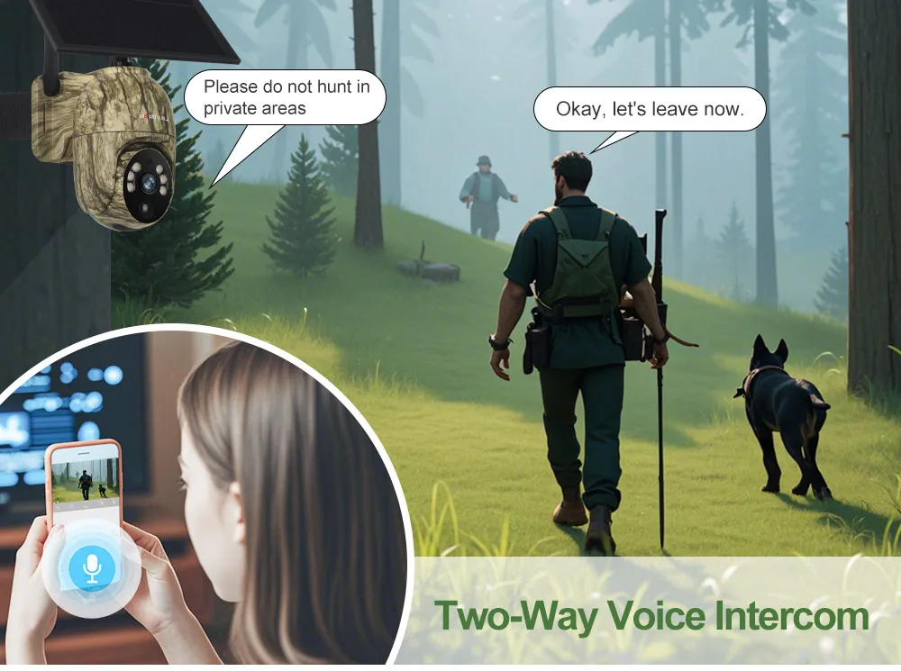 LS VISION 4MP Wireless Hunting Solar Camera Human/Animal Detection Ubox WiFi/4G