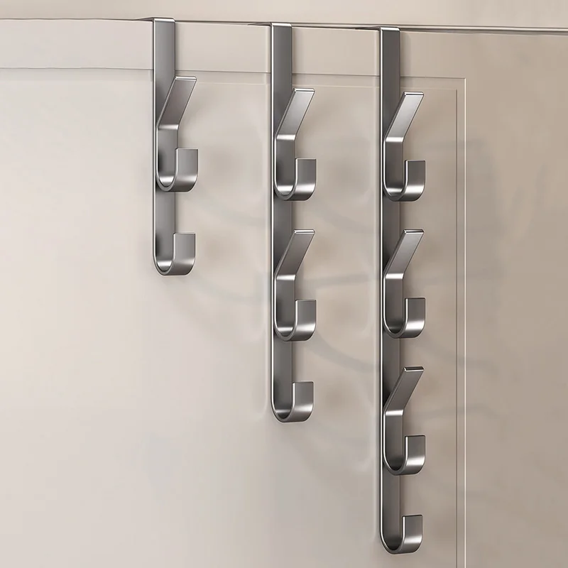 Door Hook Door Hanging Hook Free-Punch Door Back Type Metal Hat Coat Hanger
