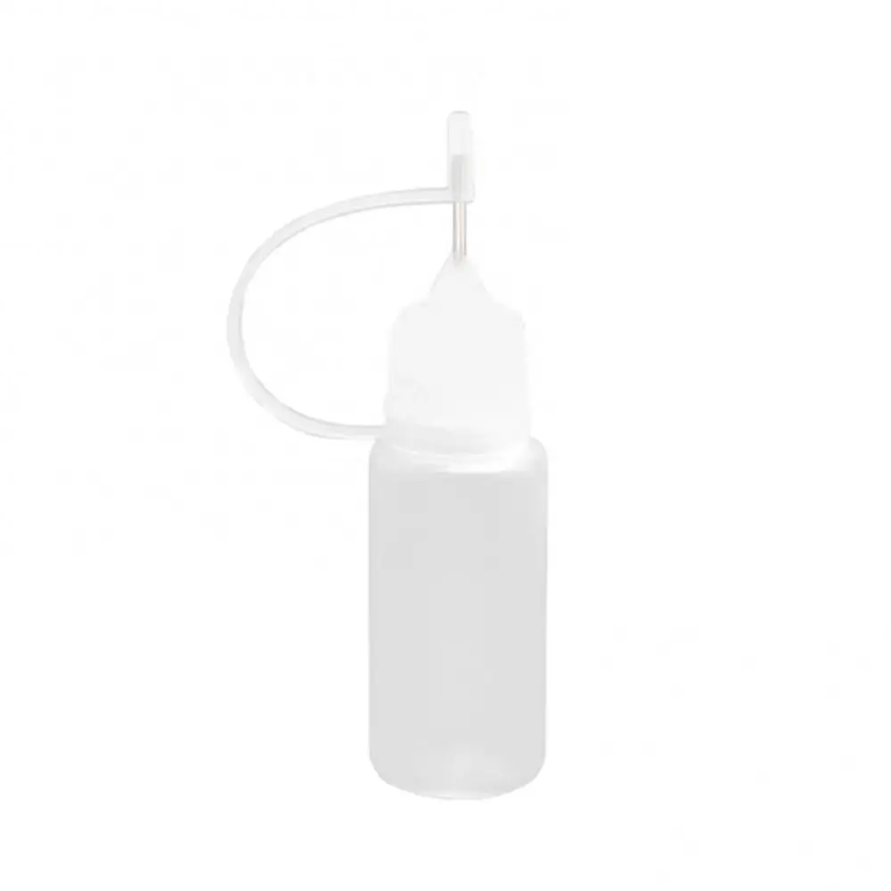 10ml Plastic Squeezable Tip Applicator Bottle Refillable Dropper Bottles Needle Tip Caps Sub-bottling For Glue Tools Refillable Bottles Glue Applicator Bottle Plastic Storage Bottle