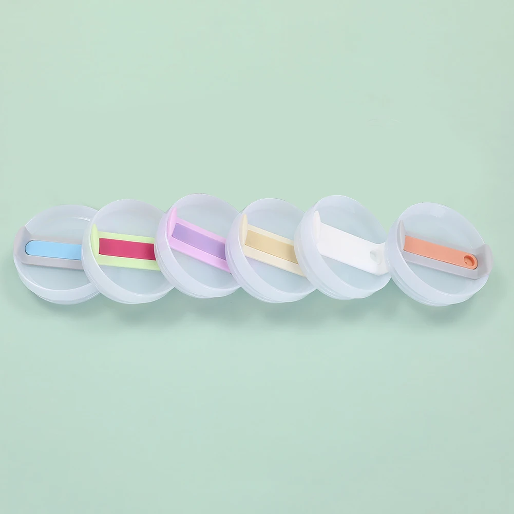 40Oz Tumbler Flip Straw Lid Replacement Spill Proof Splash Resistant Tumbler Lids Reusable Straw Cap For Stanley