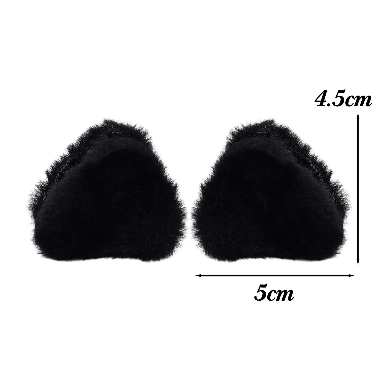 Cat Ear Hair Clips Fluffy Plush Hair Claws Hairpin for Women Girls Cute Side Barrettes Mini Claw Clip Headwear Hair Accessories