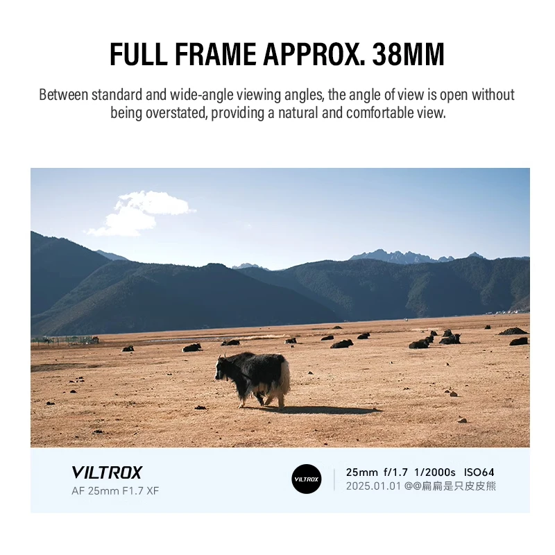 Viltrox 25mm F1.7 에어 오토 포커스 APS-C 프라임 렌즈(후지 XF 니콘 Z E 마운트 미러리스 카메라 ZV?E10 α6700 FX30 X?S20용)