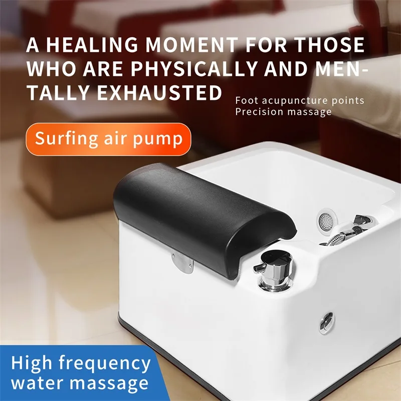 เครื่องนวดเท้าไฟฟ้าแบบแช่เท้าพร้อมปั๊มน้ำแรงดันสูงและหัวฉีดน้ำสำหรับการผ่อนคลายและการดูแลเท้าขั้นสูงสุด 1