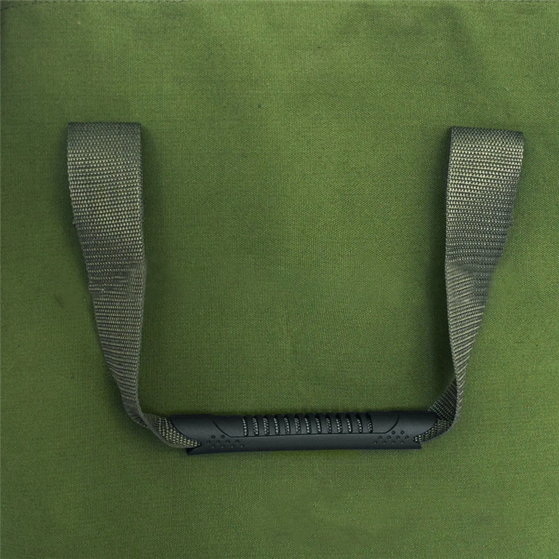 125l Garden Waste Bags Heavy Duty With Handles Hosehold Yard Leaves Storage Bag Bucket Military Canvas Fabric Basket