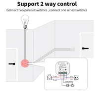 SIXWGH 16A WIFI Switch Smart Home Tuya App Remote Control Smart Timer Switch No Battery Light Switch Work with Google Home Alexa - Image 5